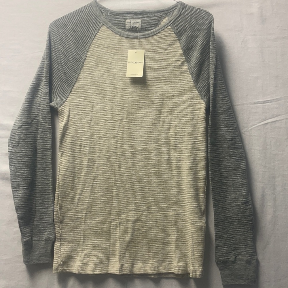 NWT Lucky Brand LOS ANGELES CALIFORNIA Size Small long sleeve lounge sweater